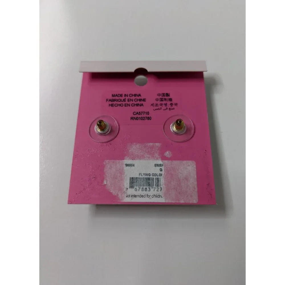 Kate Spade Flying Colors Bezel Stud Earrings